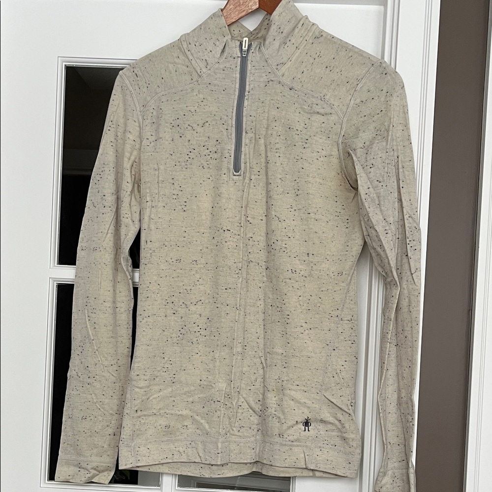 Smartwool 1/4 Zip Wool Base Layer Top - image 1